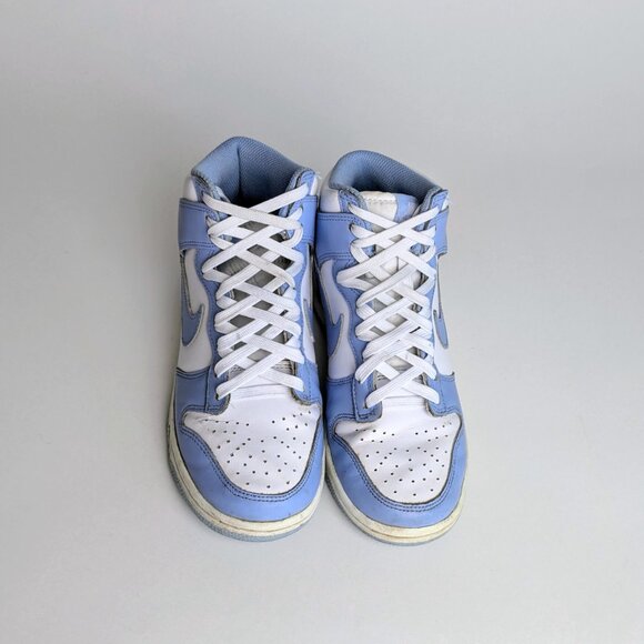 Nike Dunk High Aluminium University Light Blue Woman size :6.5 - Picture 5 of 8